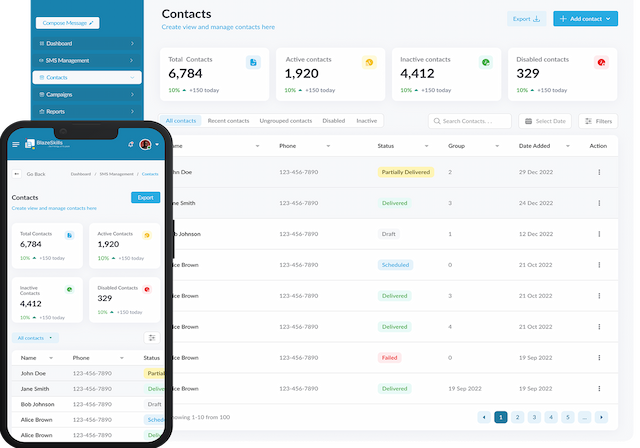 Manage your contacts